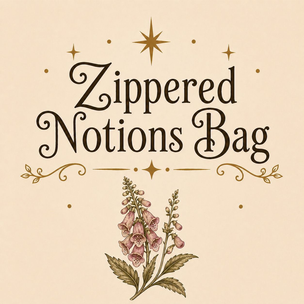 Translation missing: en.Zipped notion bag: Zipped notion bag