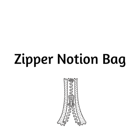 Zipped notion bag