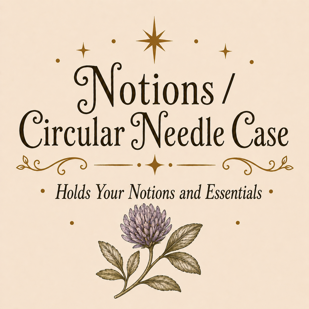 Translation missing: en.Notions/ Circular Needle Case: Notions/ Circular Needle Case