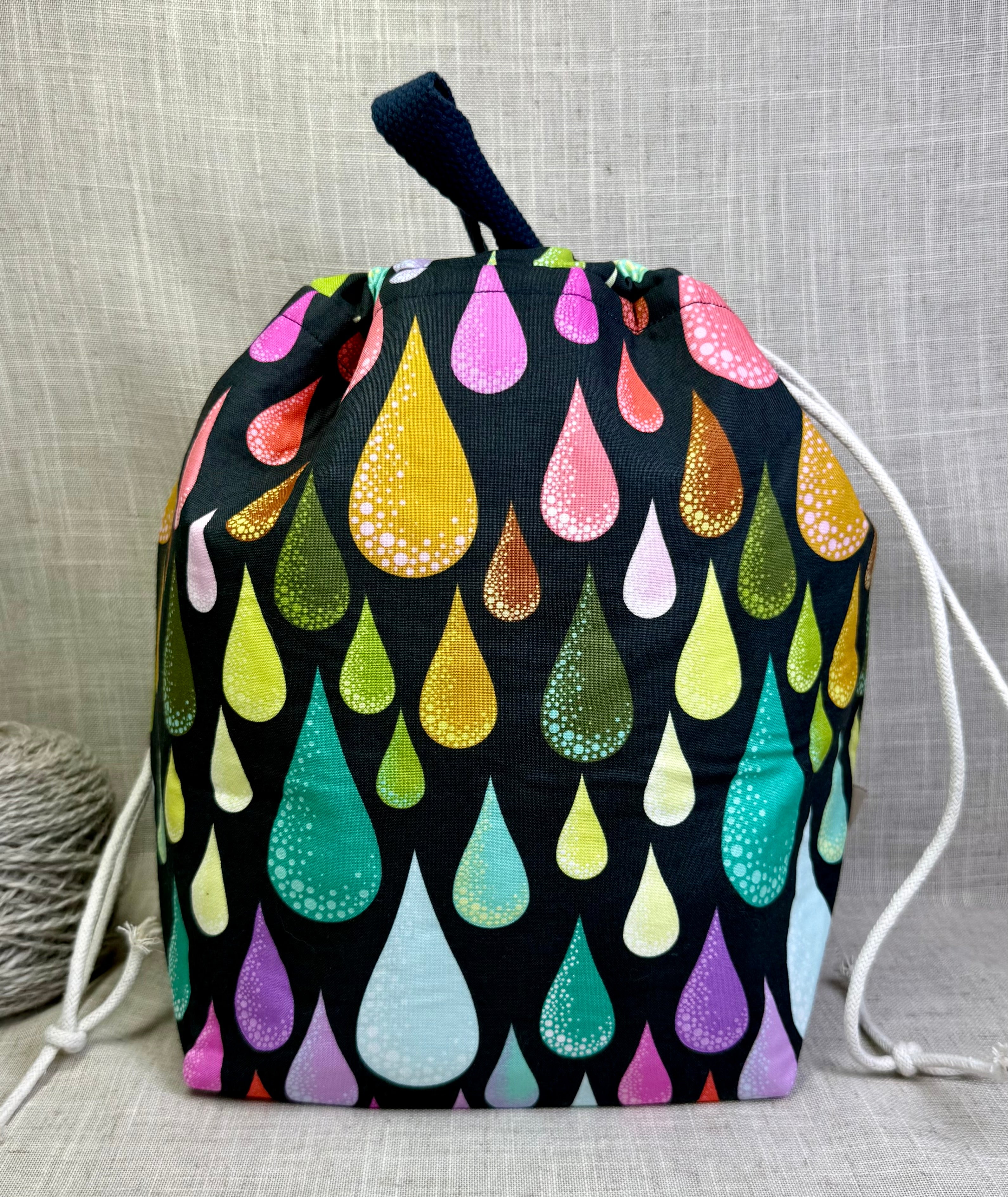 Rain drops Bucket Bag