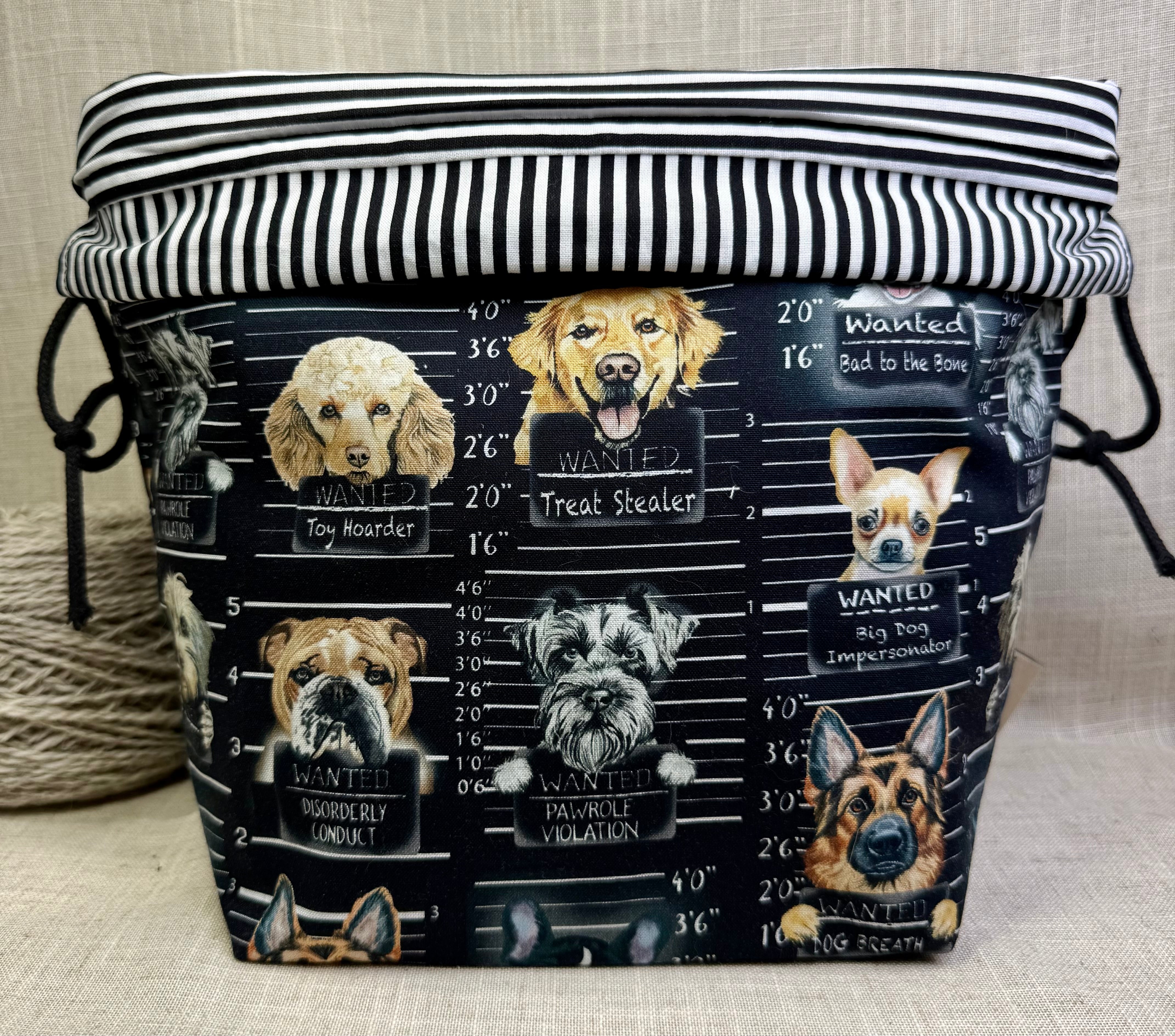 Wanted  Dogs Bucket Bag