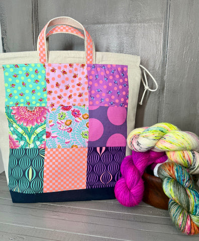 Untamed Patchwork Project Bag-L