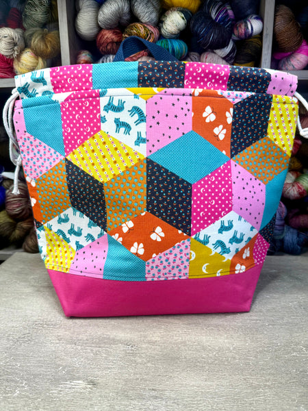 Lucky (pink bottom) Shweater Bag