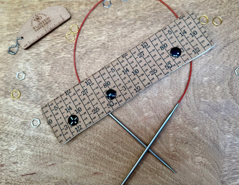 Ruler Needle Holder