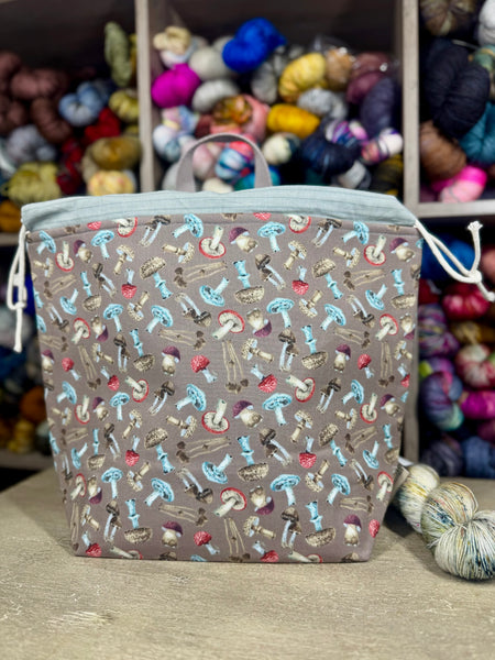 Mocha Mushroom  Shweater Bag