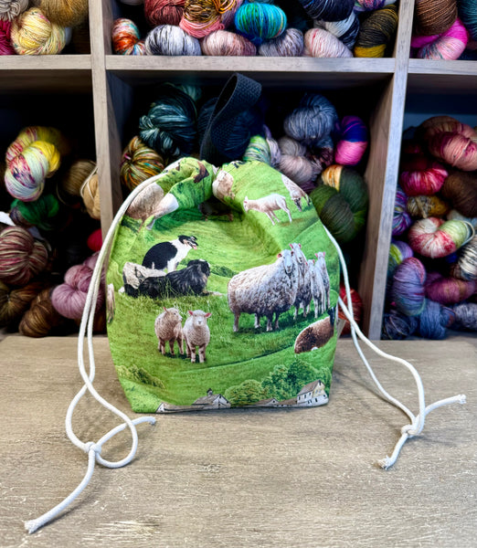 Sheep and Dogs Bucket Bag