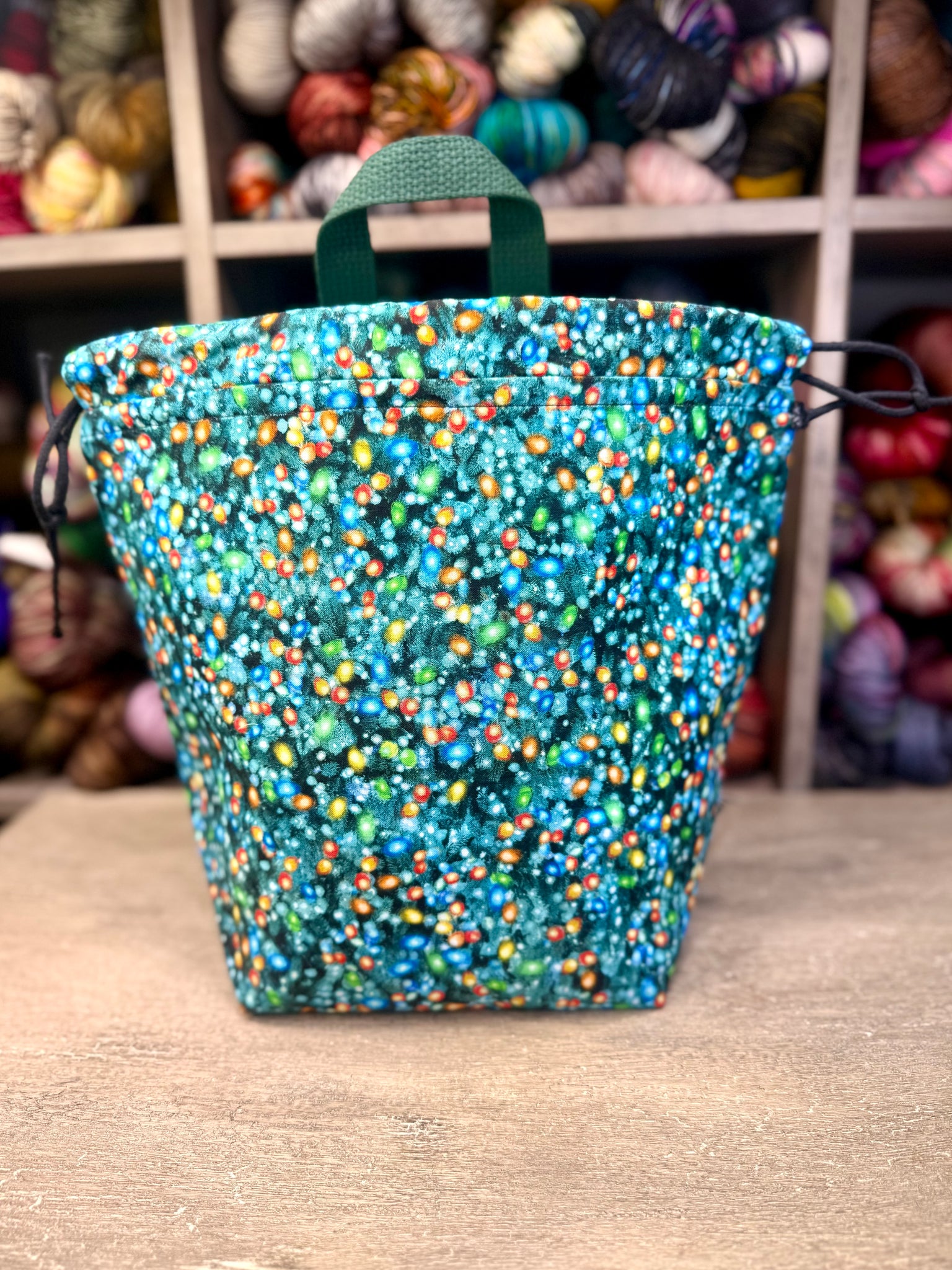 Holiday Lights Bucket Bag