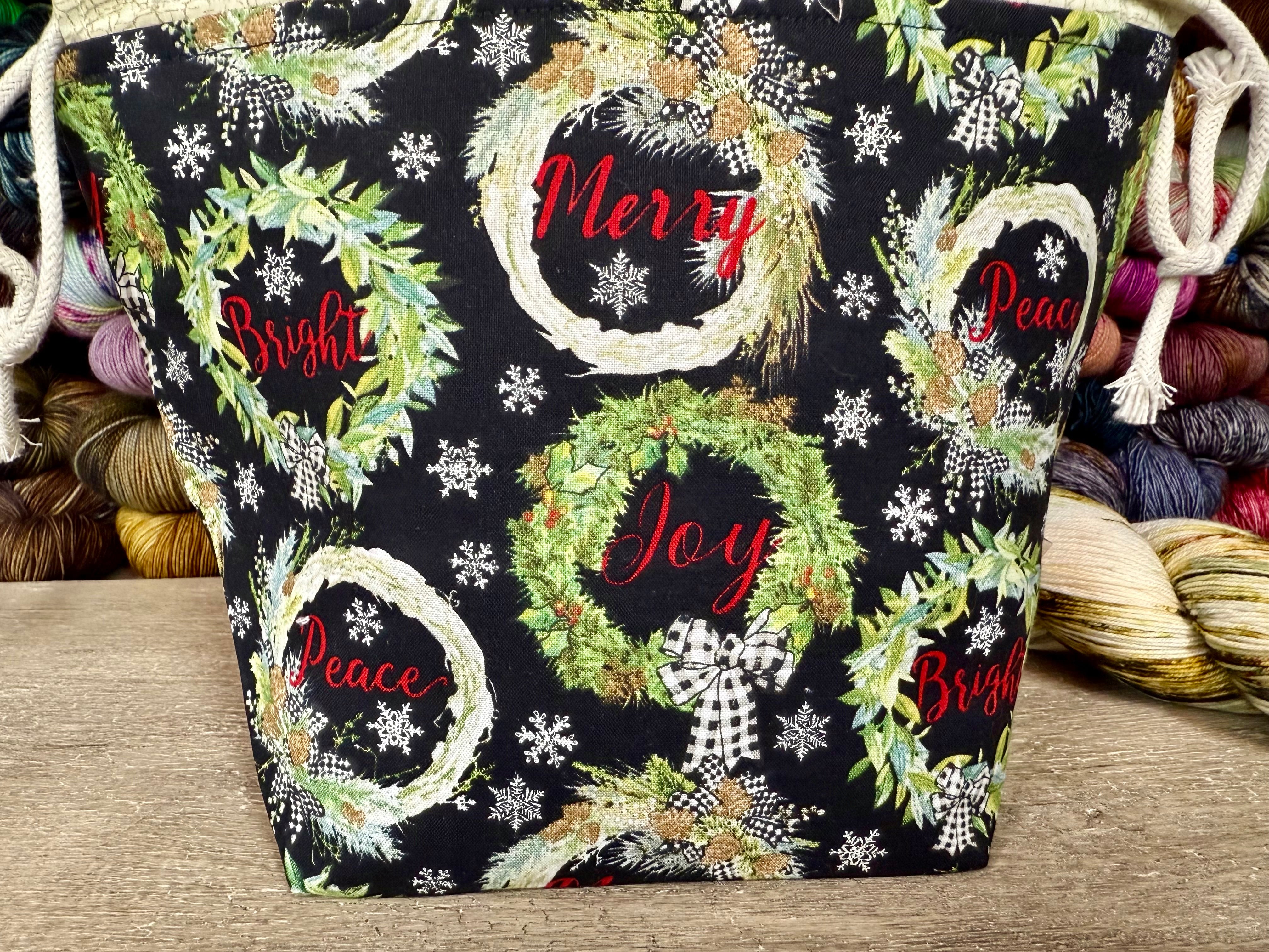 Farmhouse Holidays Bucket Bag --Sale