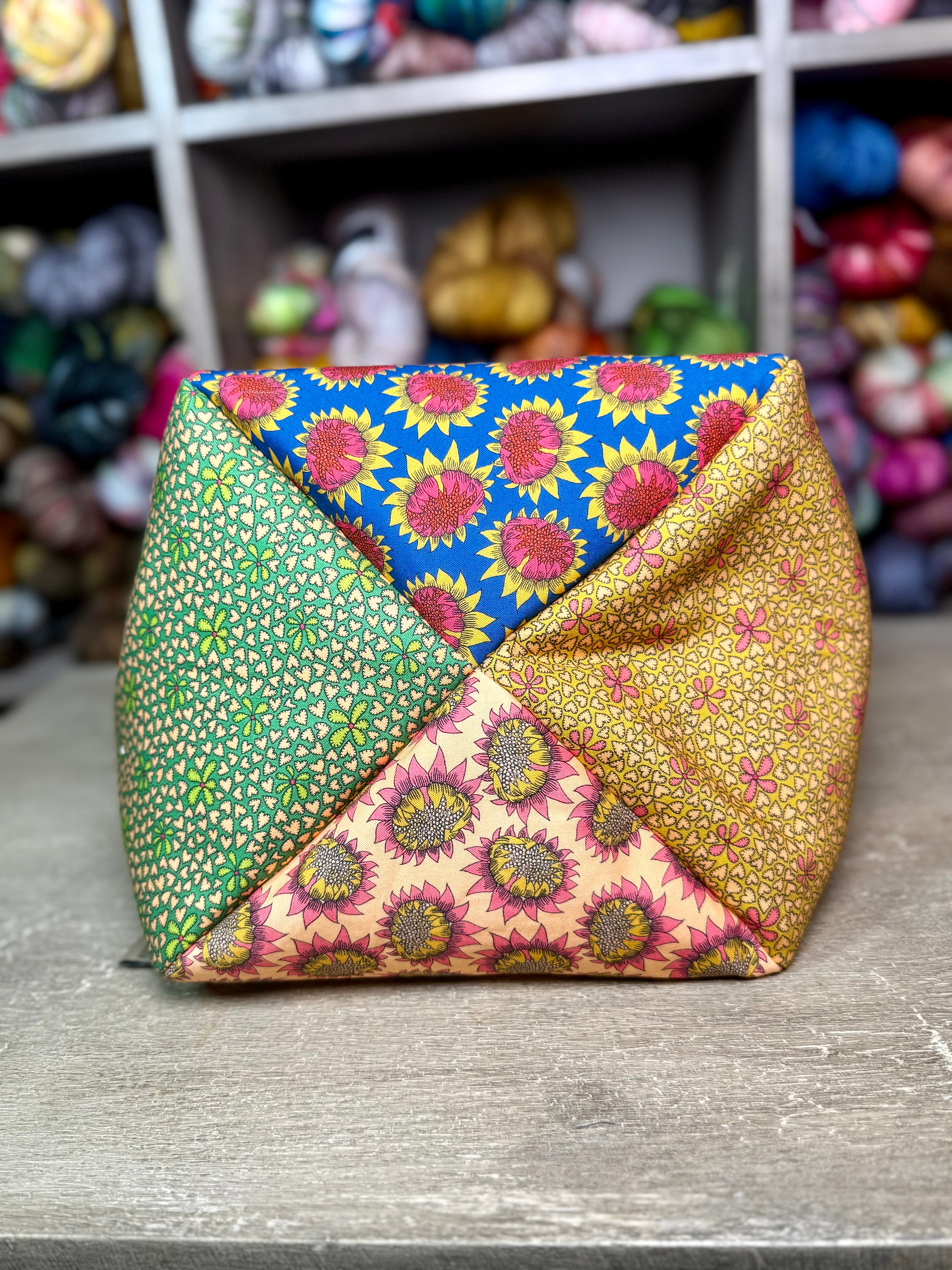 Sunflower Yarn Tote  --Sale