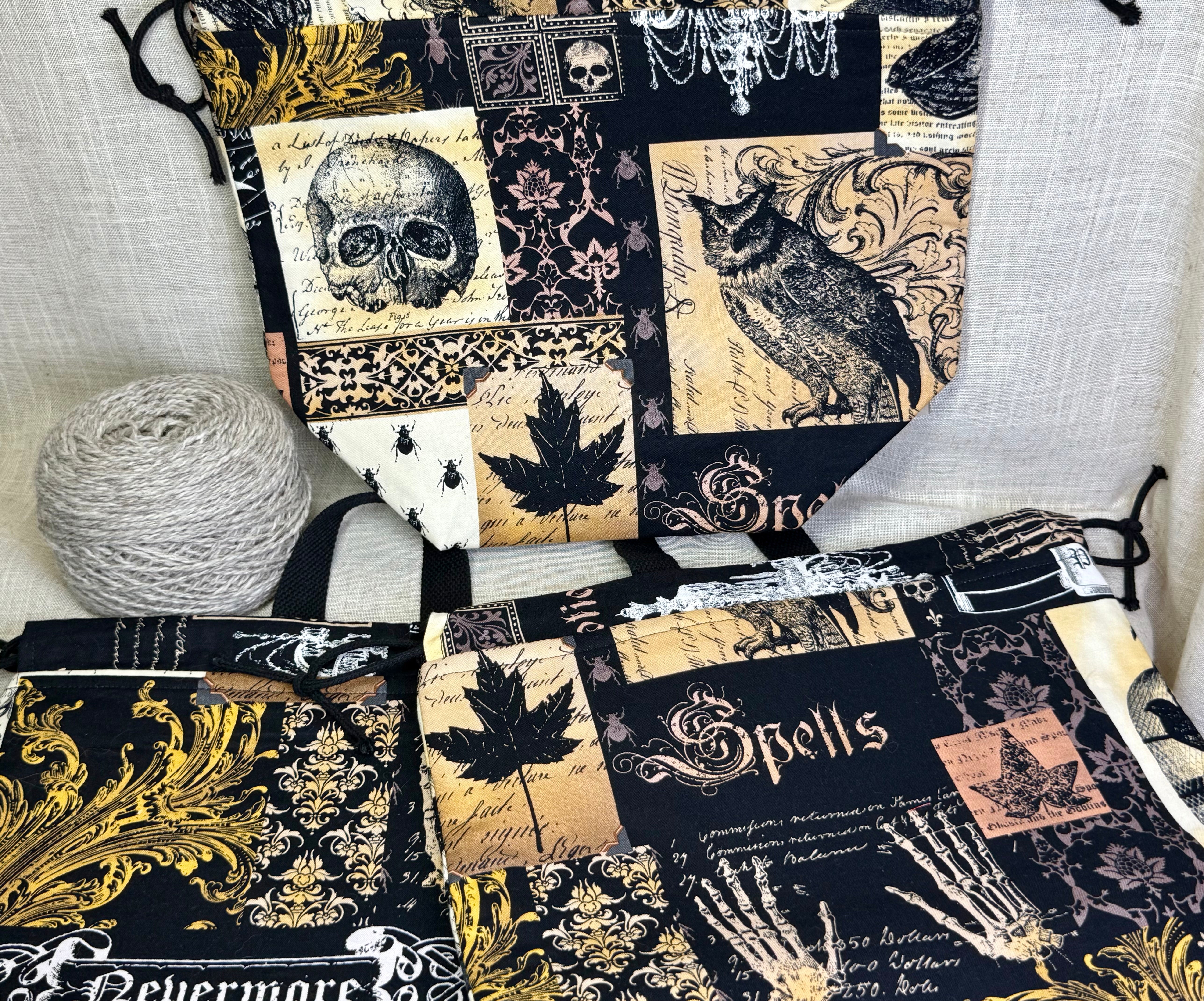 Potions and Spells Bucket Bag (placement varies)