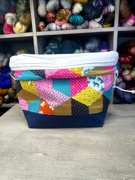 Lucky (blue bottom) Shweater Bag