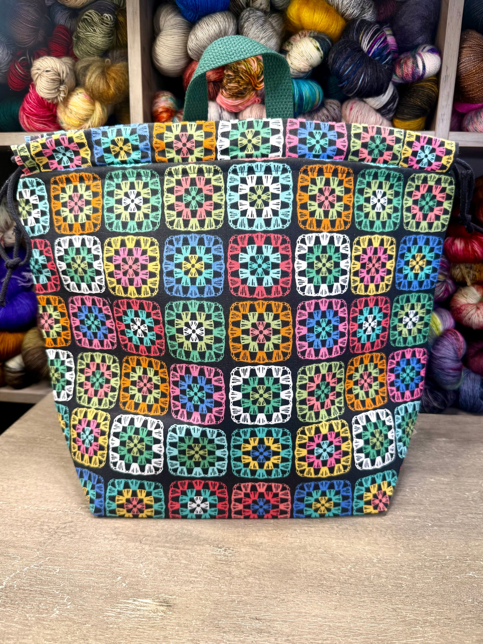 Granny Square Shweater Bag