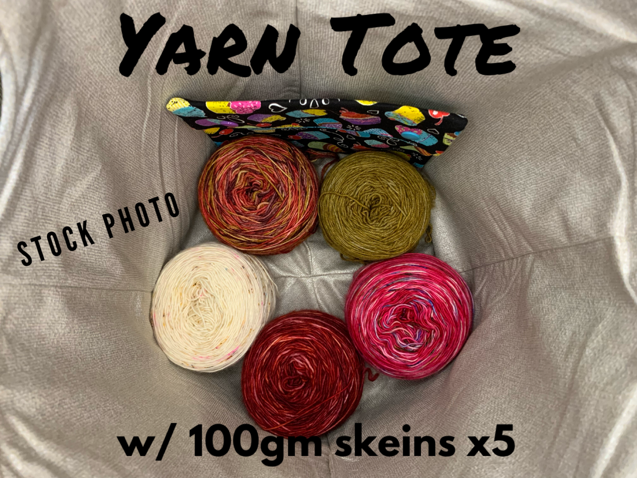 Bees Yarn Tote