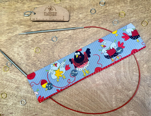 Knitting Chickens Needle Holder