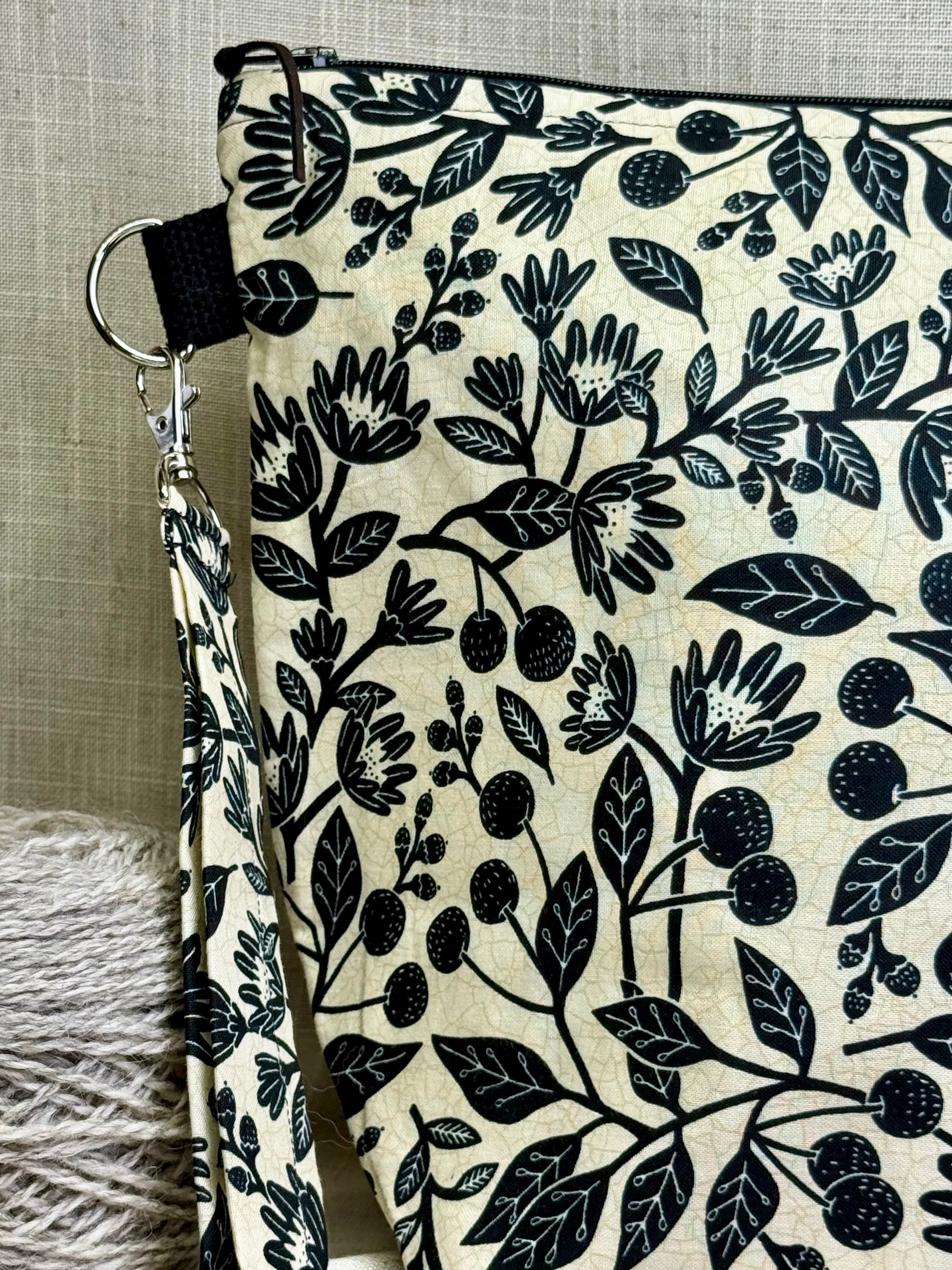 Flora Zipper Bucket Bag