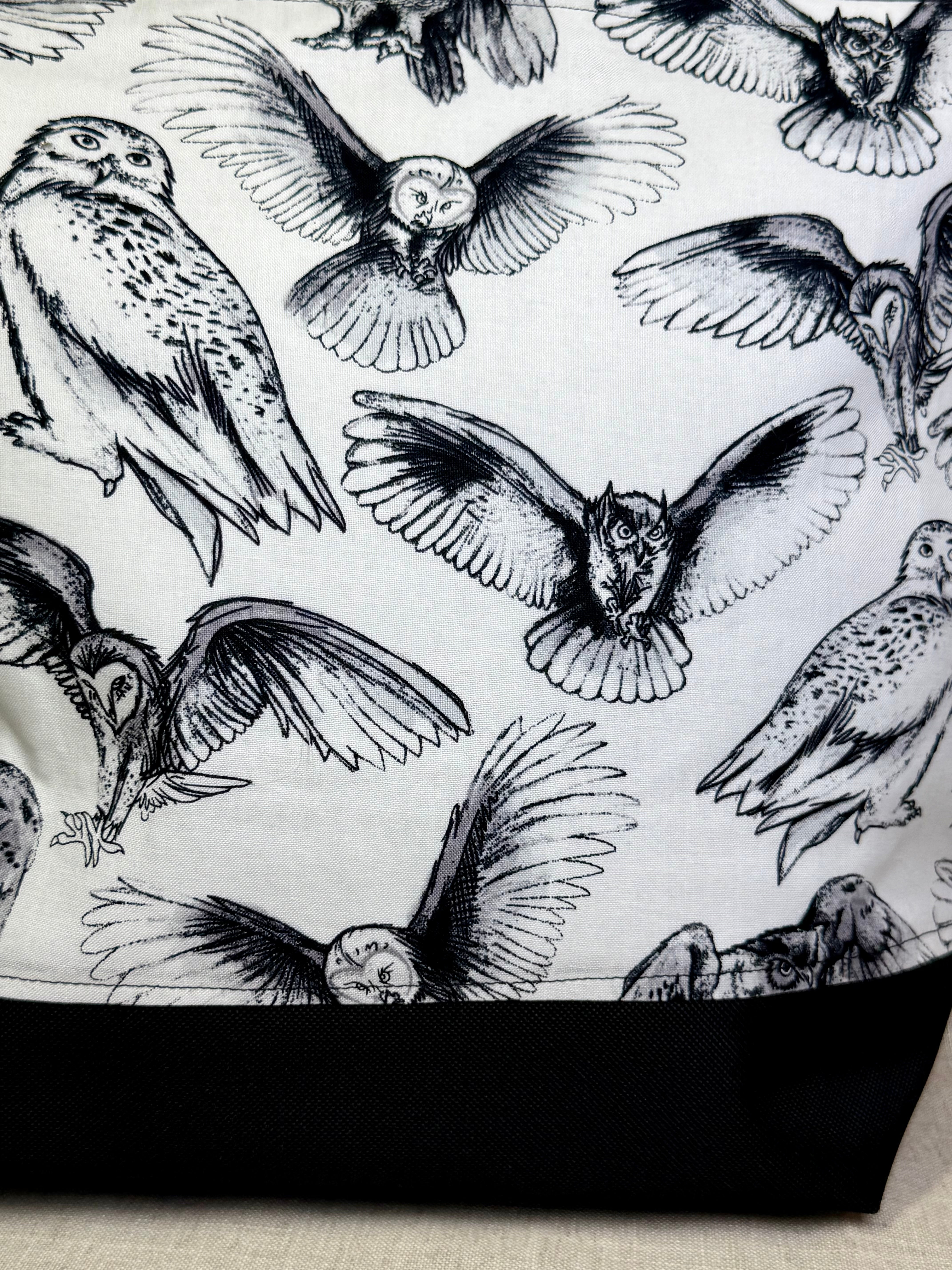 Owls Zipper Shweater Bag