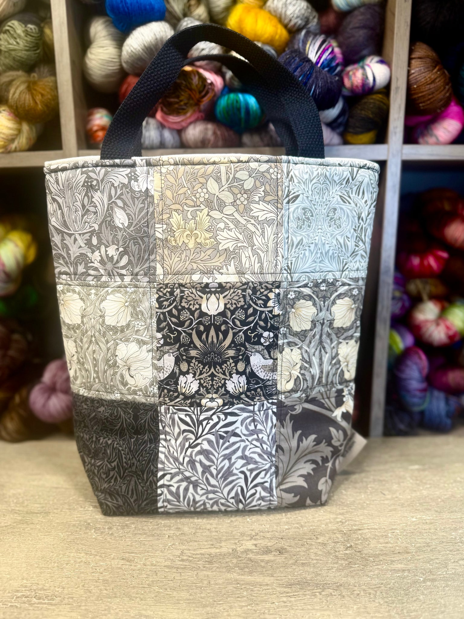 Squares Quilted Tote  -Limited Bag