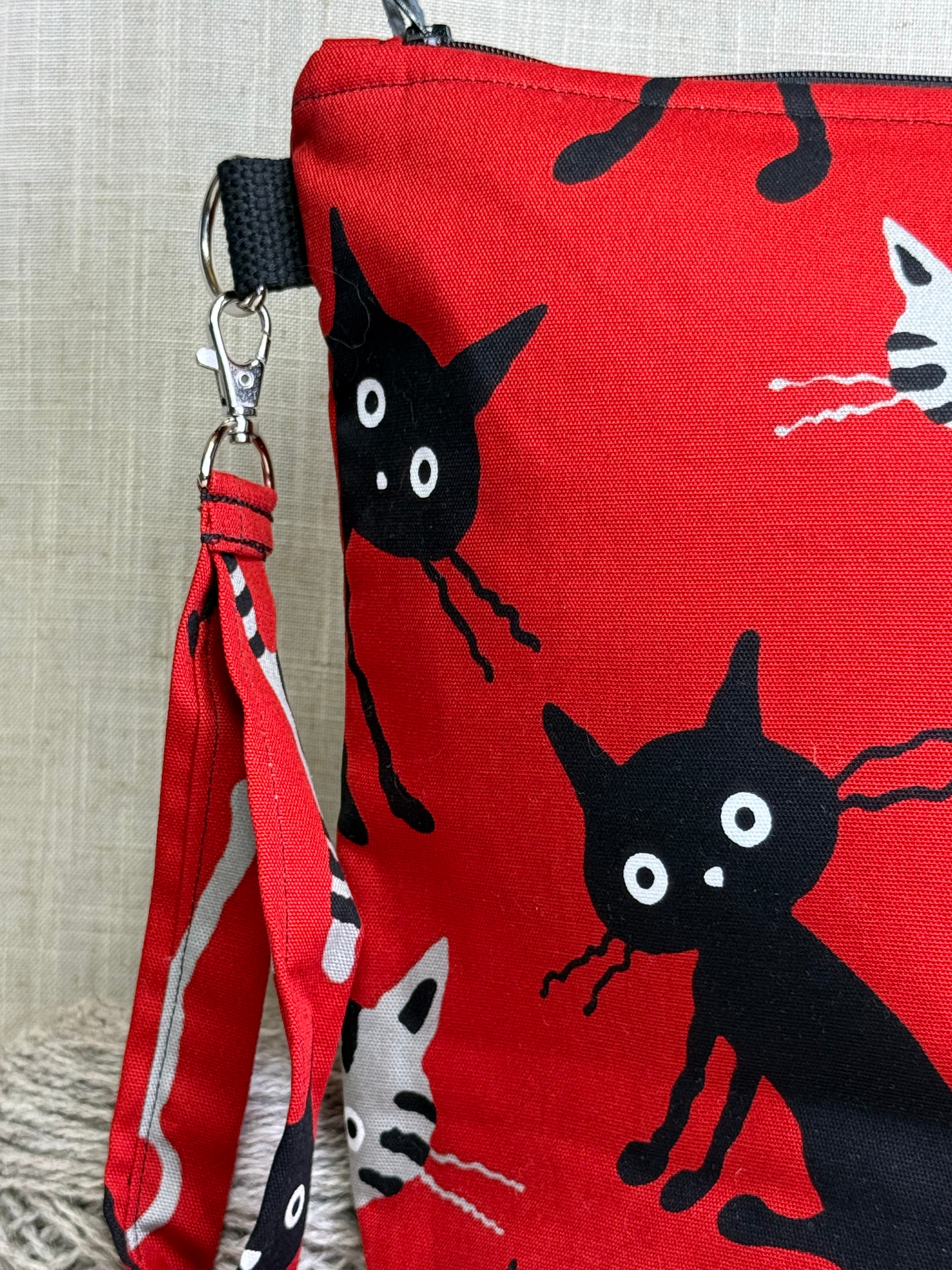 Cats Zipper Shweater Bag