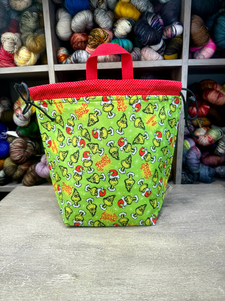 Feelin’ Grinchy Bucket Bag