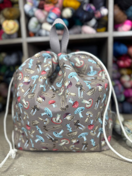 Mocha Mushroom  Shweater Bag