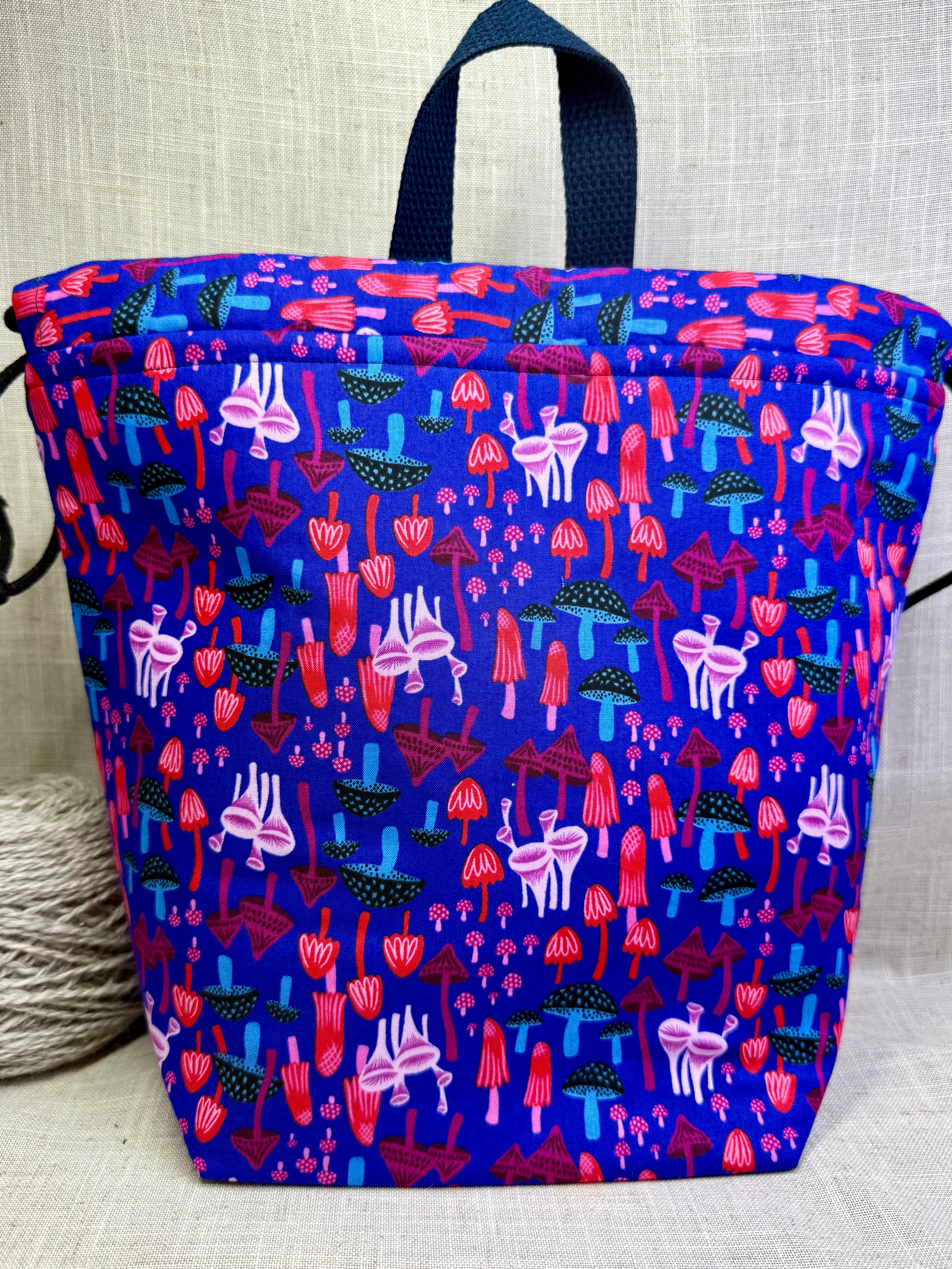 Wonderland Mushrooms Bucket Bag