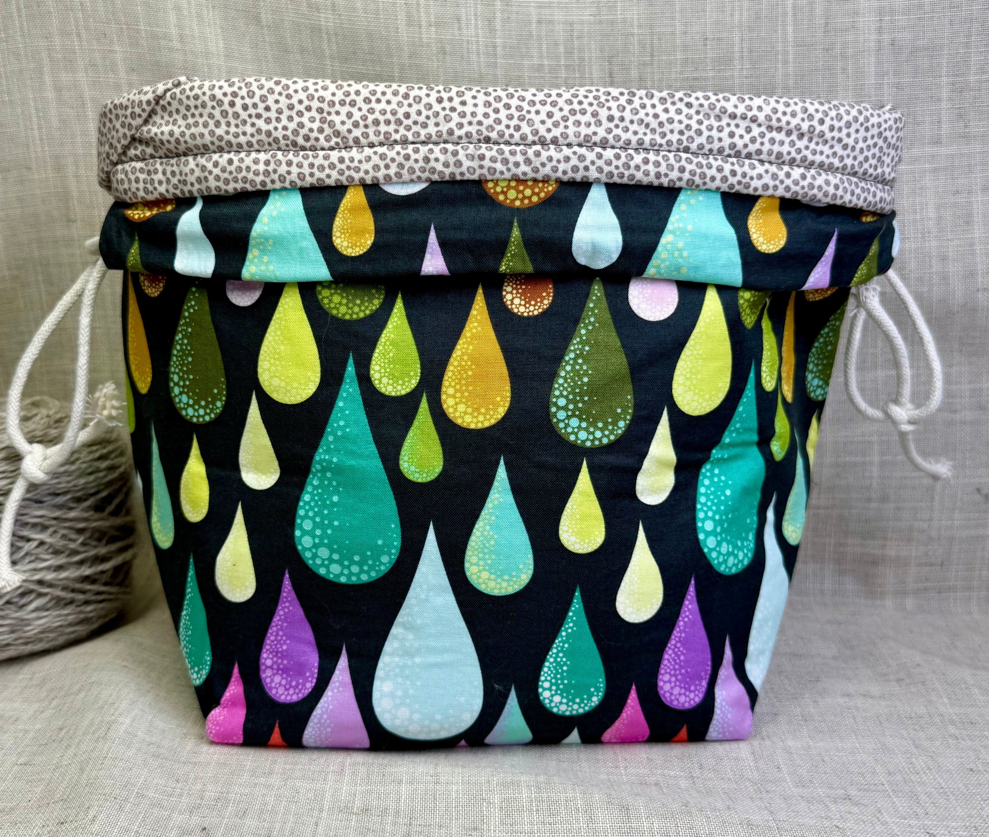 Rain drops Bucket Bag