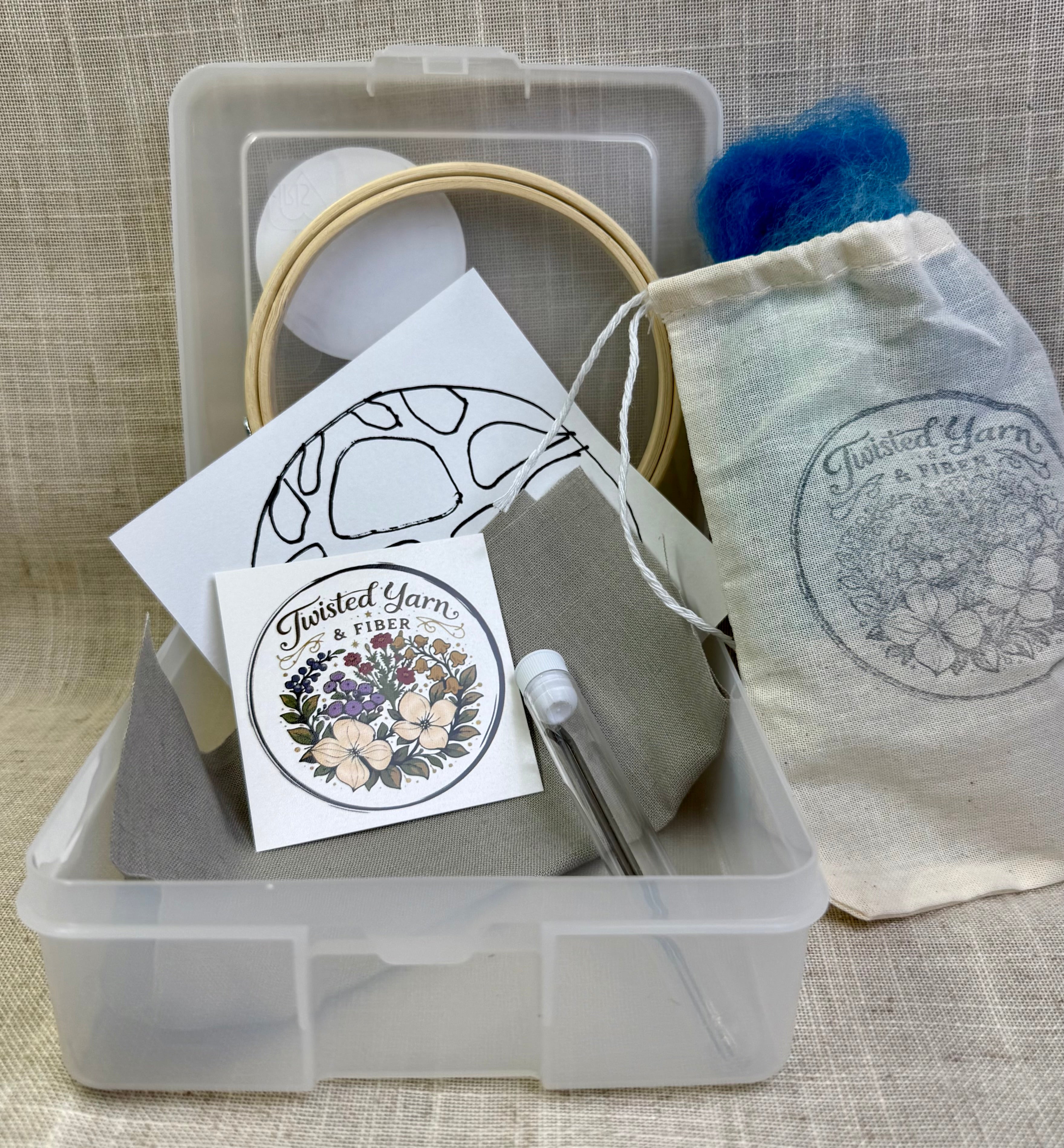 Sea Glass Needle Felting Kit