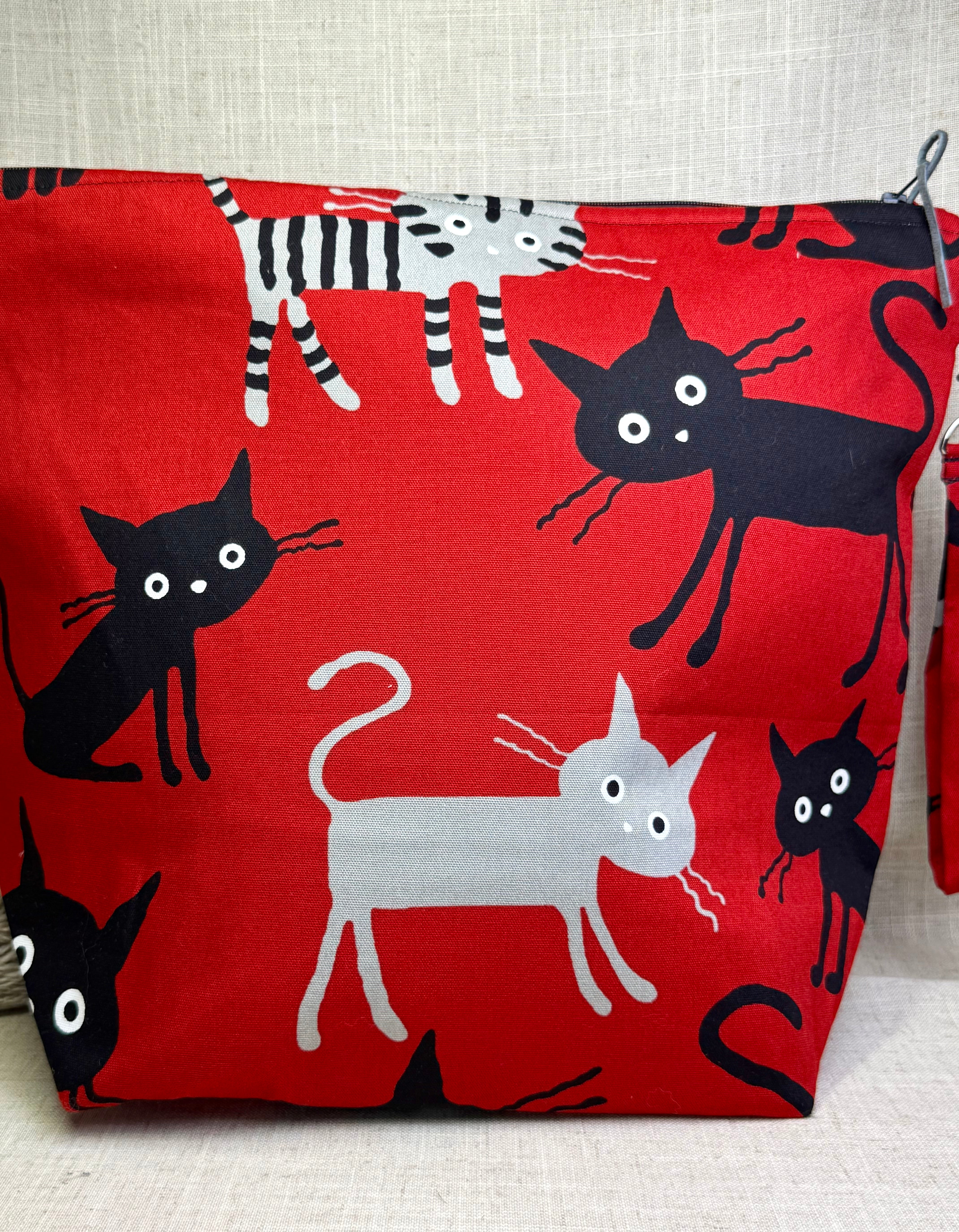 Cats Zipper Shweater Bag