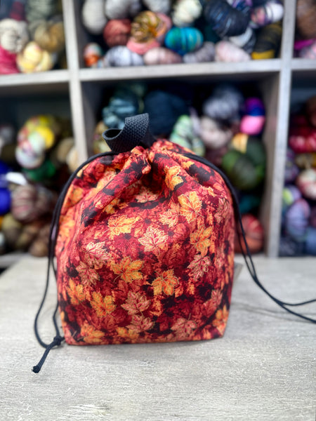Autumn Leaves Bucket Bag