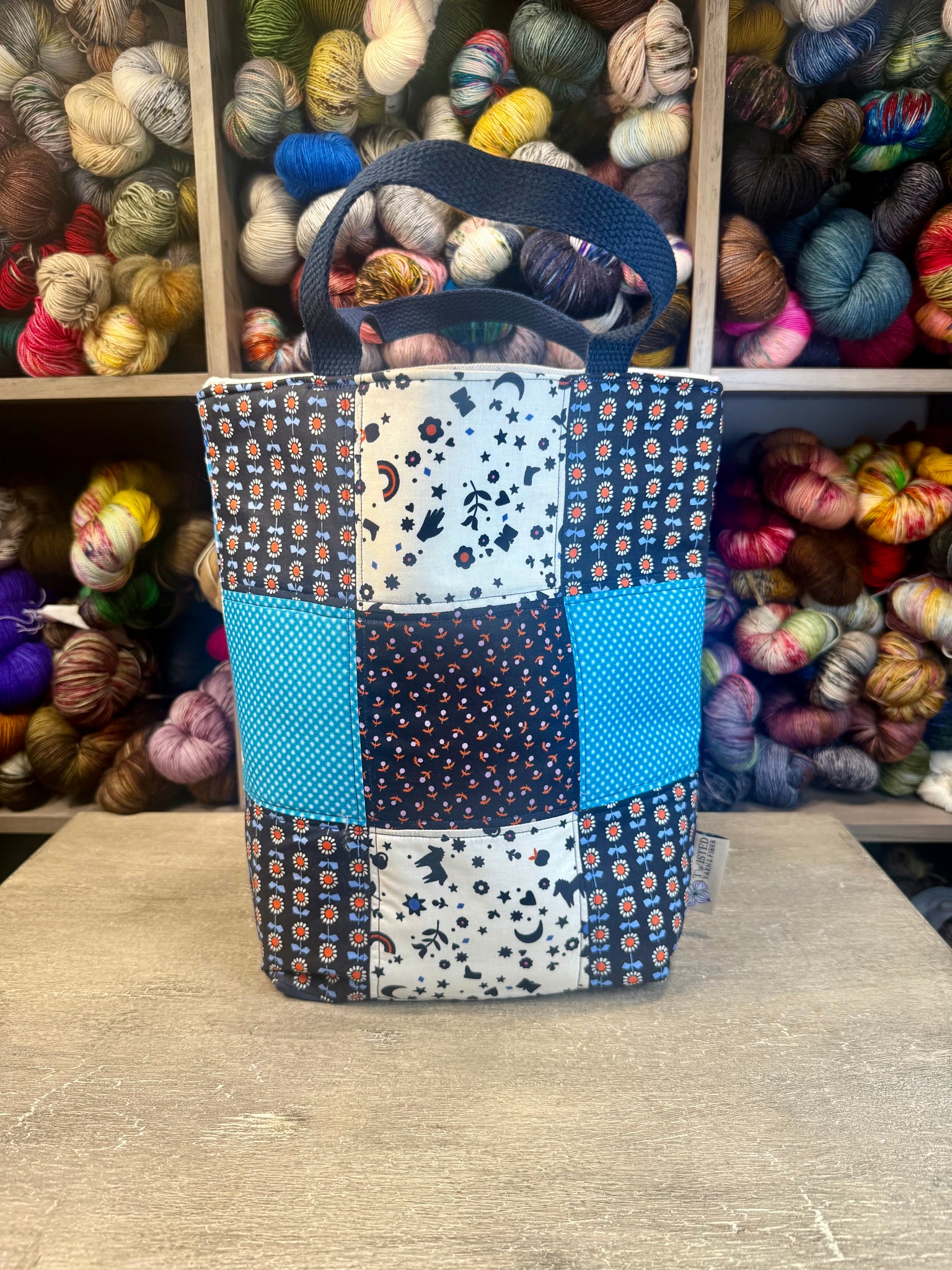 Squares Quilted Tote  -Limited Bag