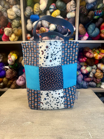 Squares Quilted Tote  -Limited Bag