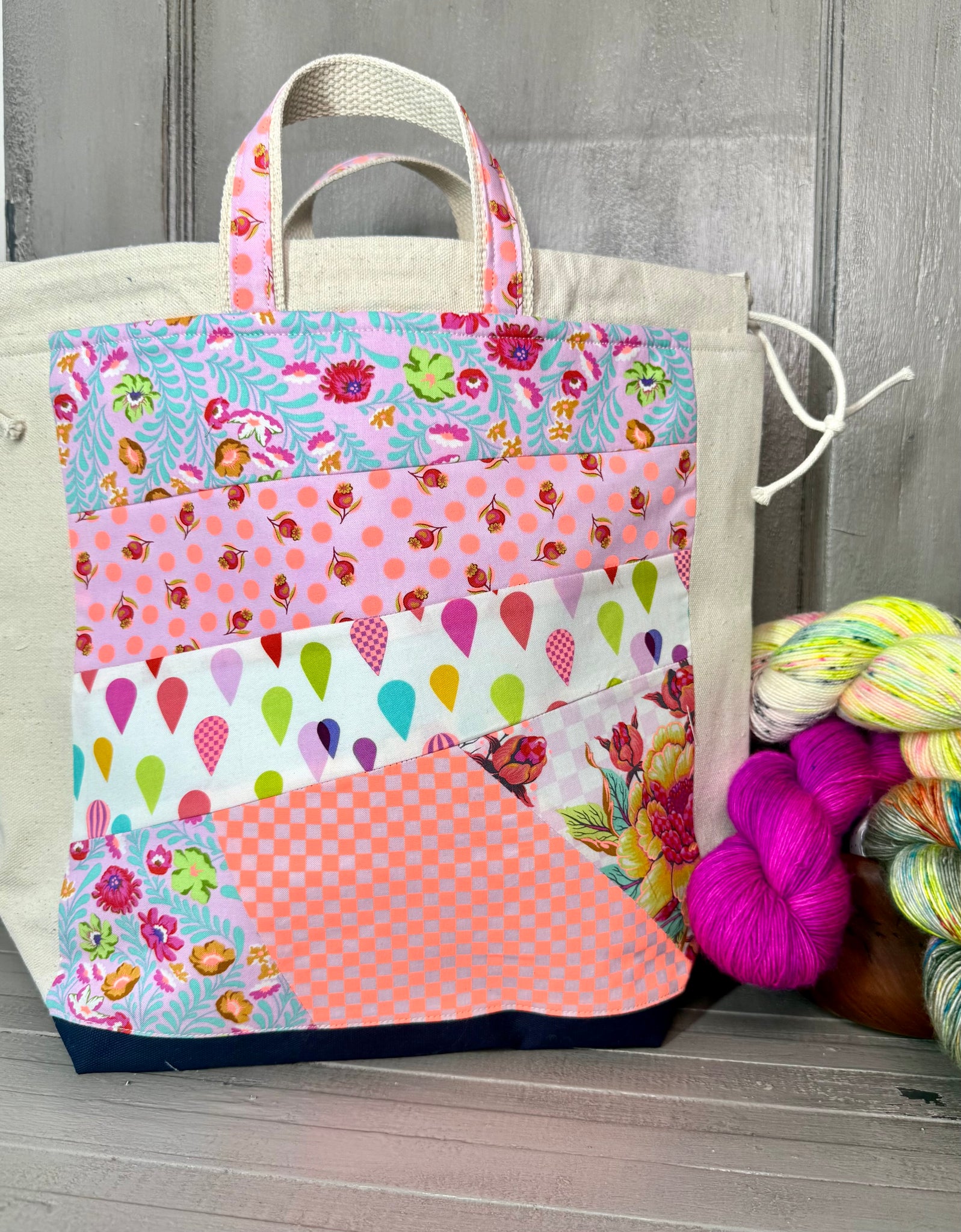 Untamed Patchwork Project Bag-D