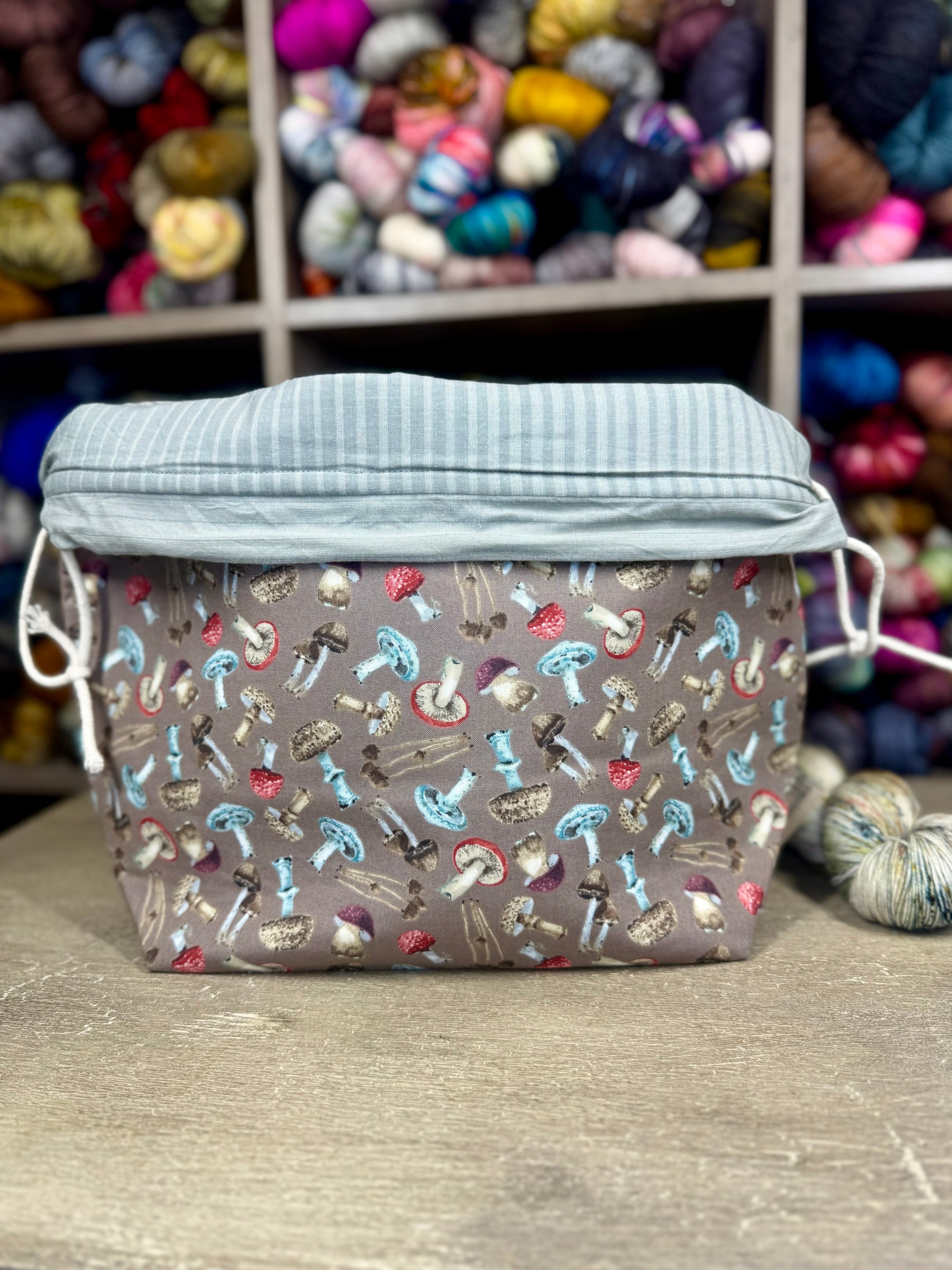 Mocha Mushroom  Shweater Bag