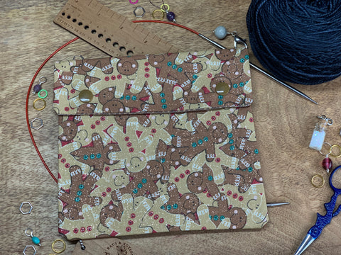 Gingerbread Man Notion/ Needle Case