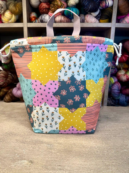 Floral Patches Bucket Bag