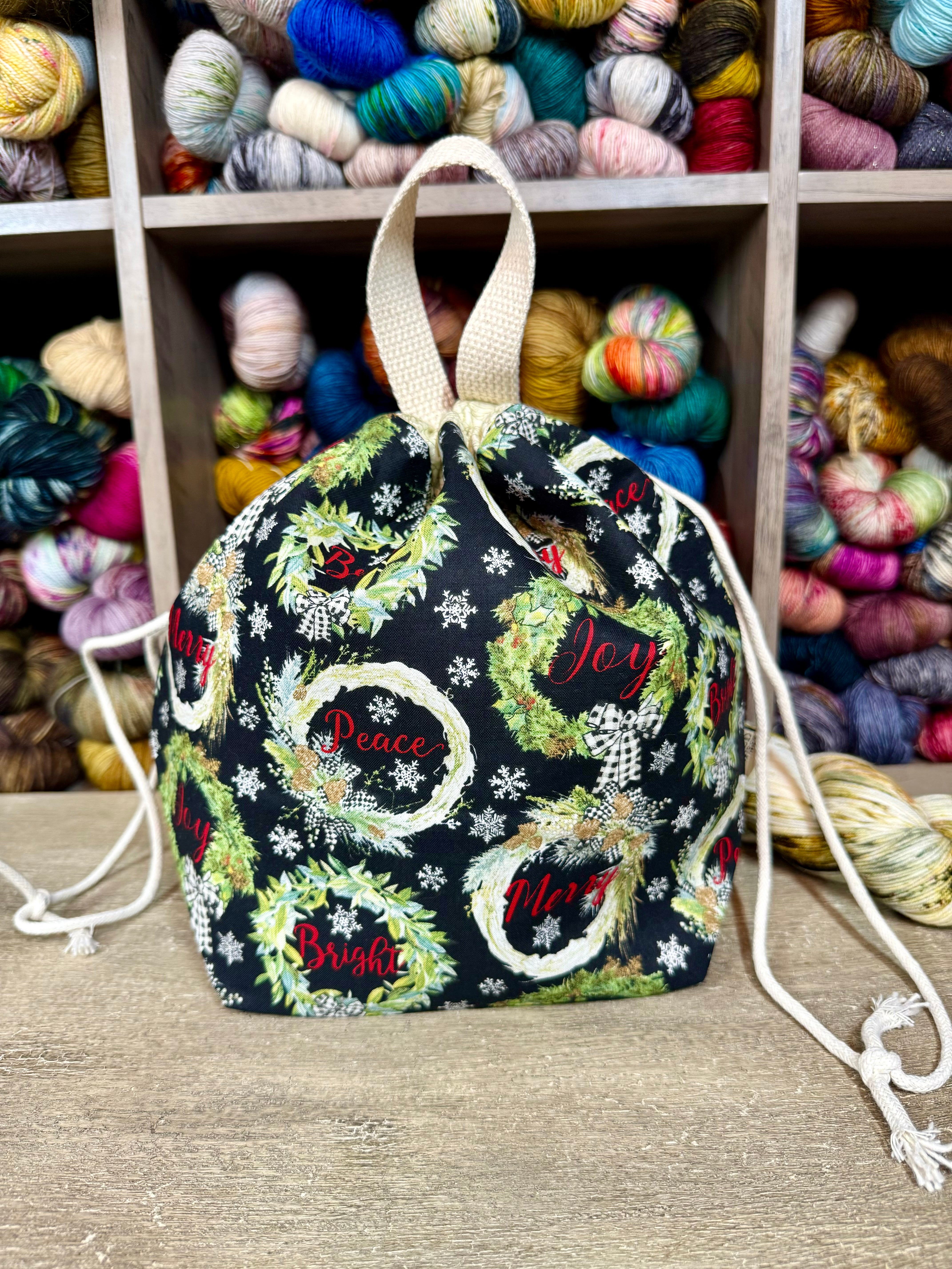 Farmhouse Holidays Bucket Bag --Sale