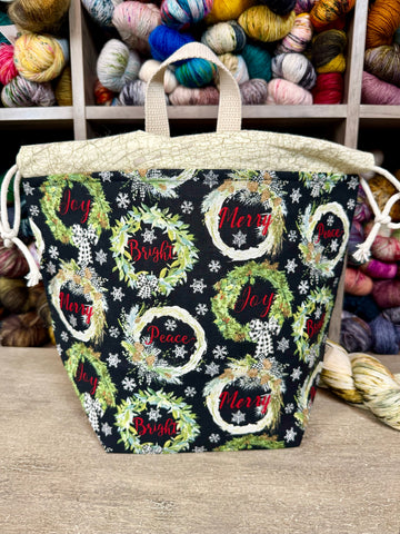 Farmhouse Holidays Bucket Bag
