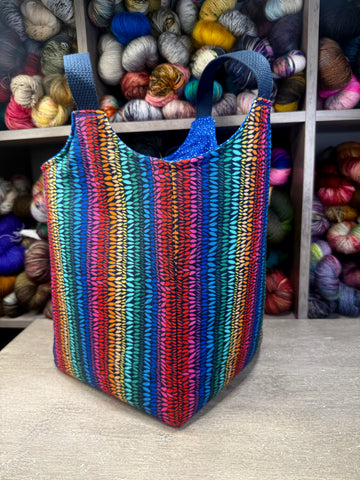 Rainbow Yarn Tote