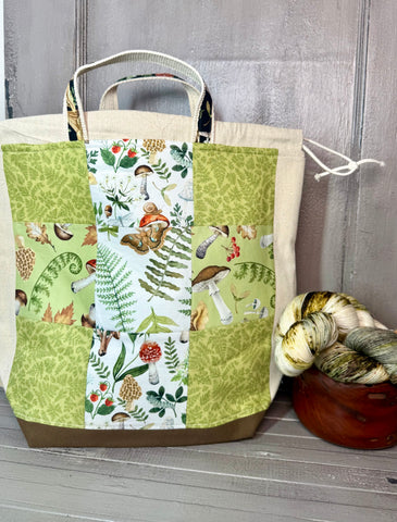 Cottage Woods Patchwork Project Bag-a6