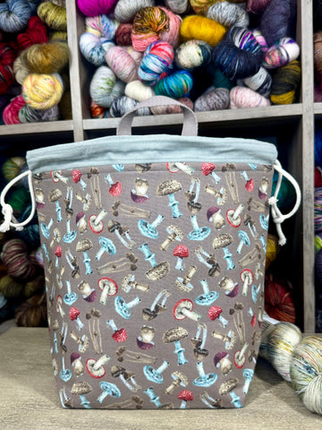 Mocha Mushroom Bucket Bag