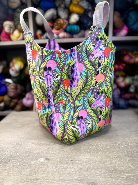 Giraffe Yarn Tote