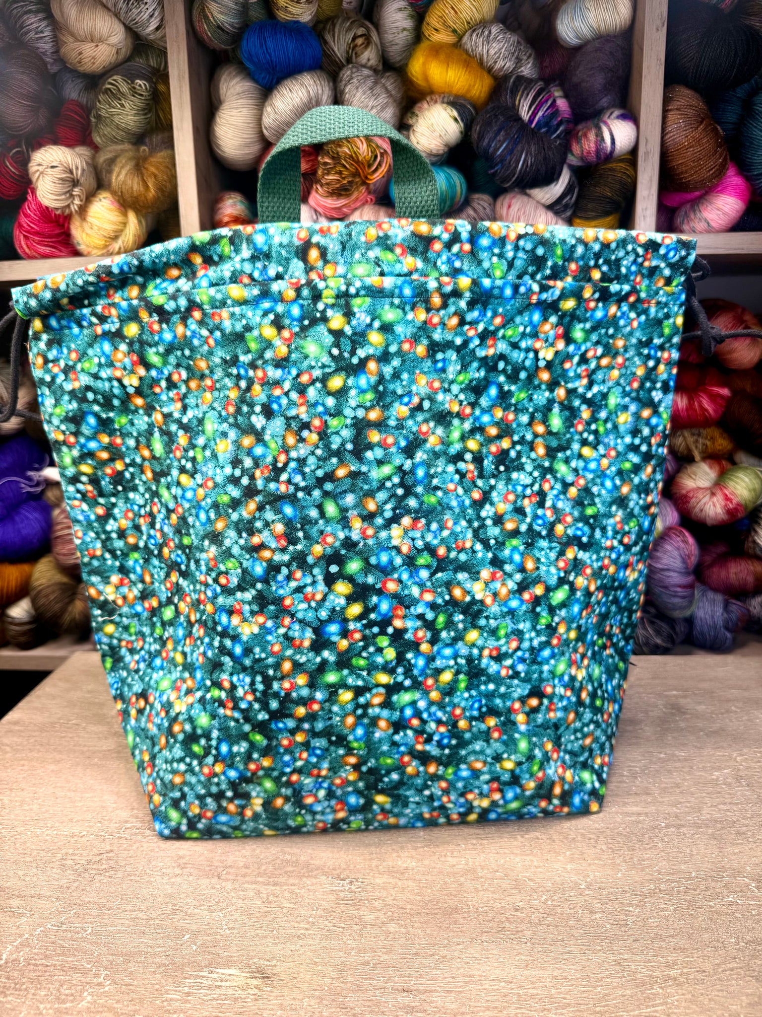 Holiday Lights Shweater Bag