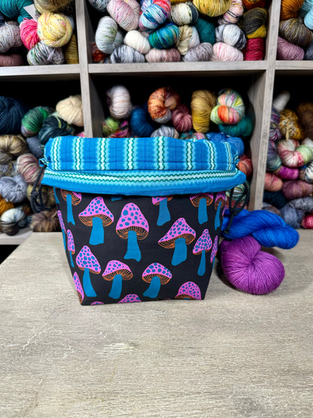 Magic Mushrooms Bucket Bag