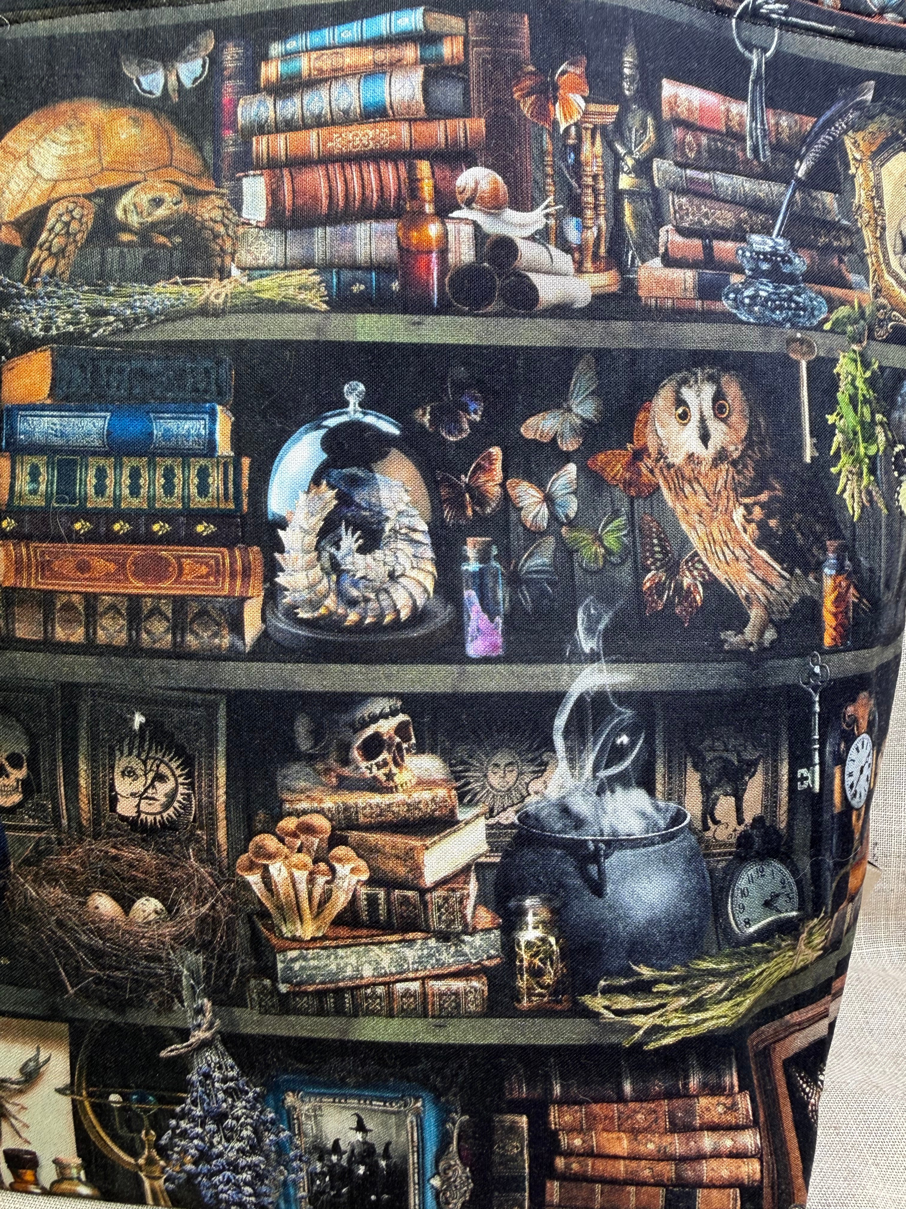 Witches Apothecary Zipper Shweater Bag