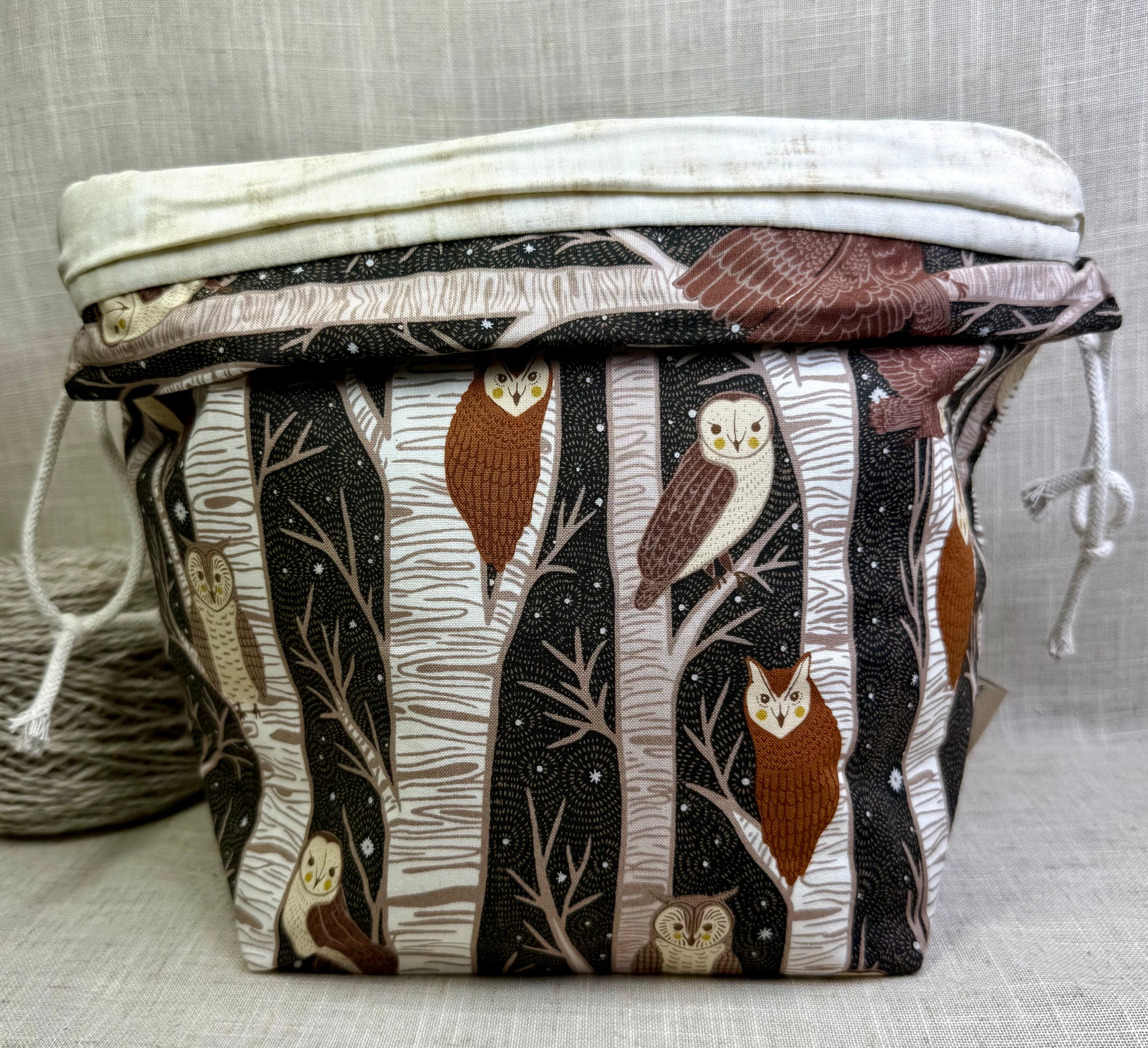 Brown Owls Bucket Bag