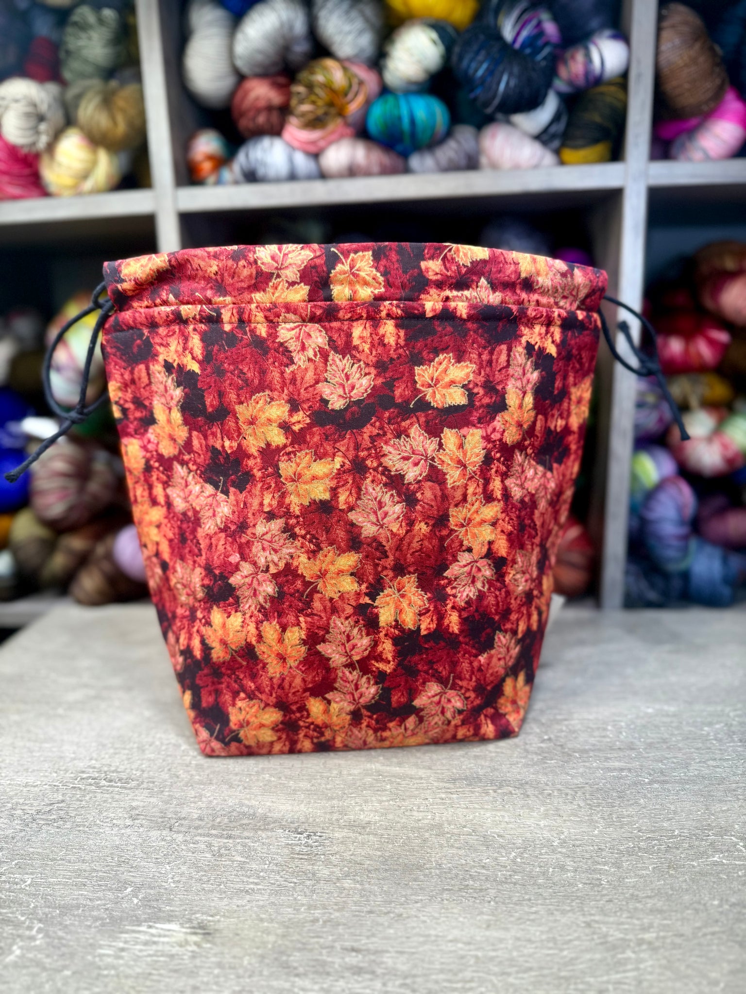 Autumn Leaves Bucket Bag