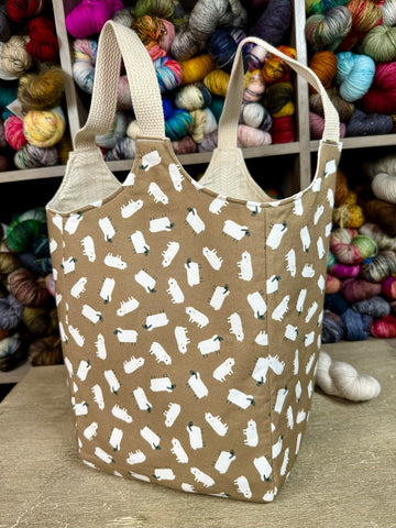 Sheep Yarn Tote
