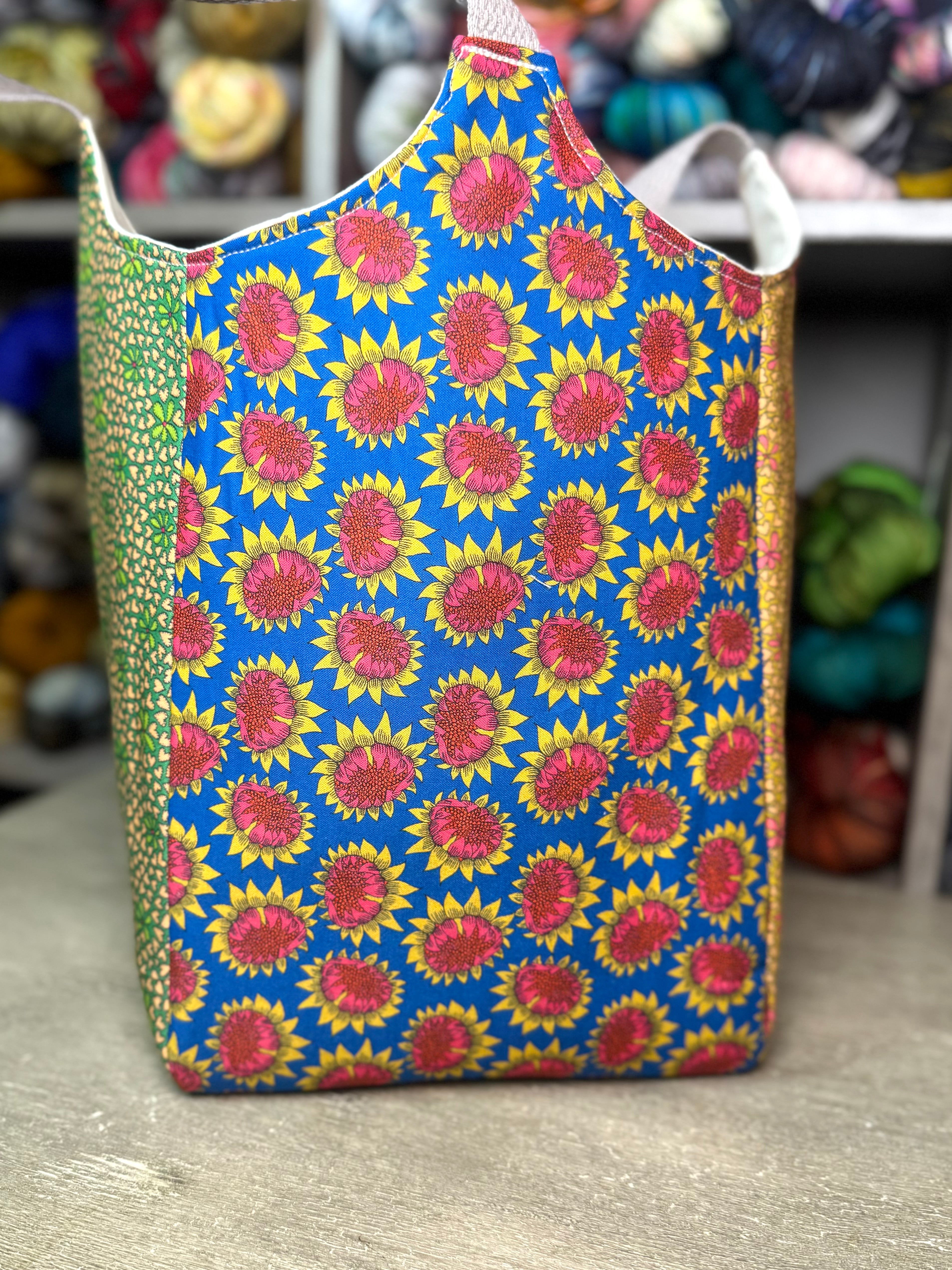 Sunflower Yarn Tote  --Sale