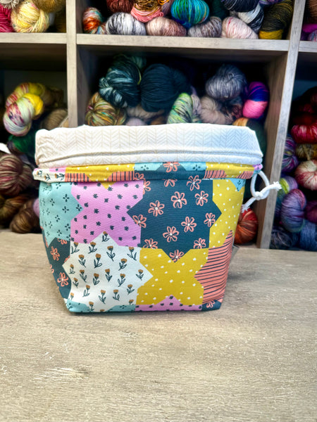 Floral Patches Bucket Bag