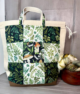 Cottage Woods Patchwork Project Bag-a8